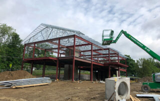 Office building under construction in Peters Township - Confluence Financial Partners