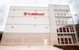Exterior of the new CubeSmart Self-Storage in Pittsburgh built by Franjo Construction.