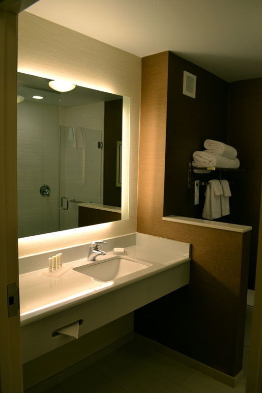 Fairfield Inn & Suites by Marriott Fairfield at The Highlands Century Hospitality hotel guestroom bath