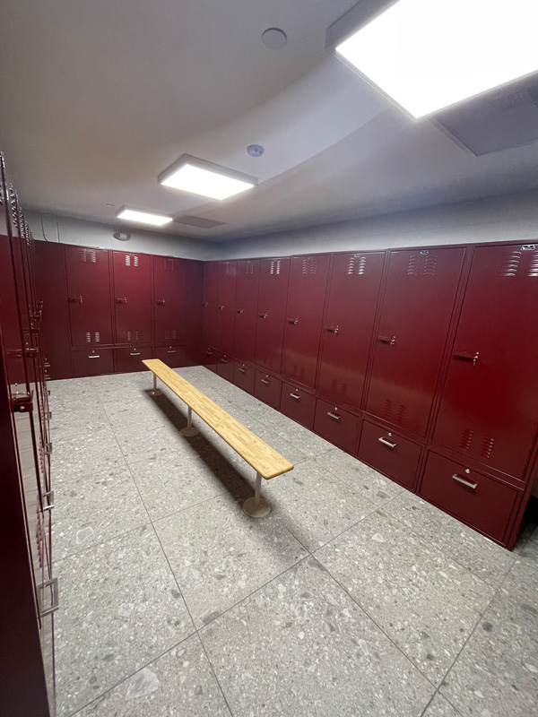 Munhall Borough Building - renovated 2021 - locker room